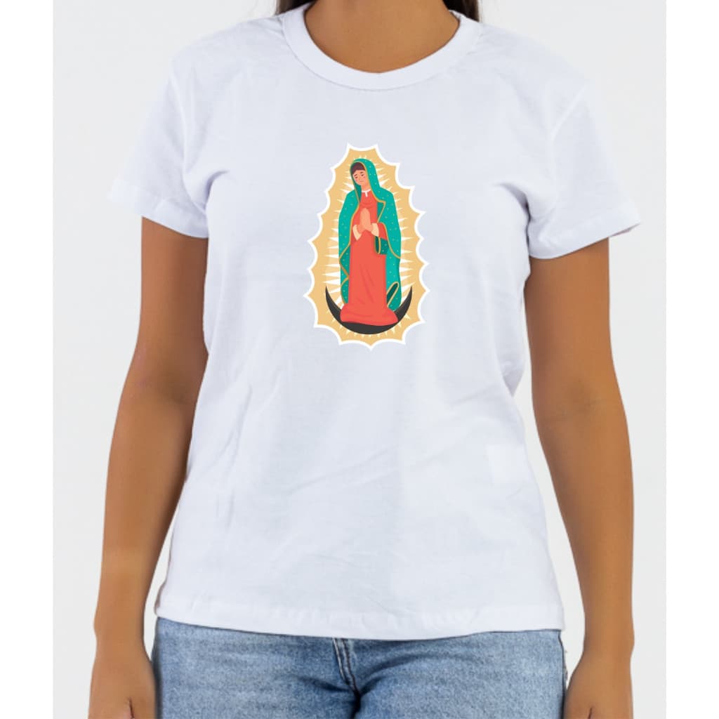 Camiseta com Estampa Unissex Religiosa