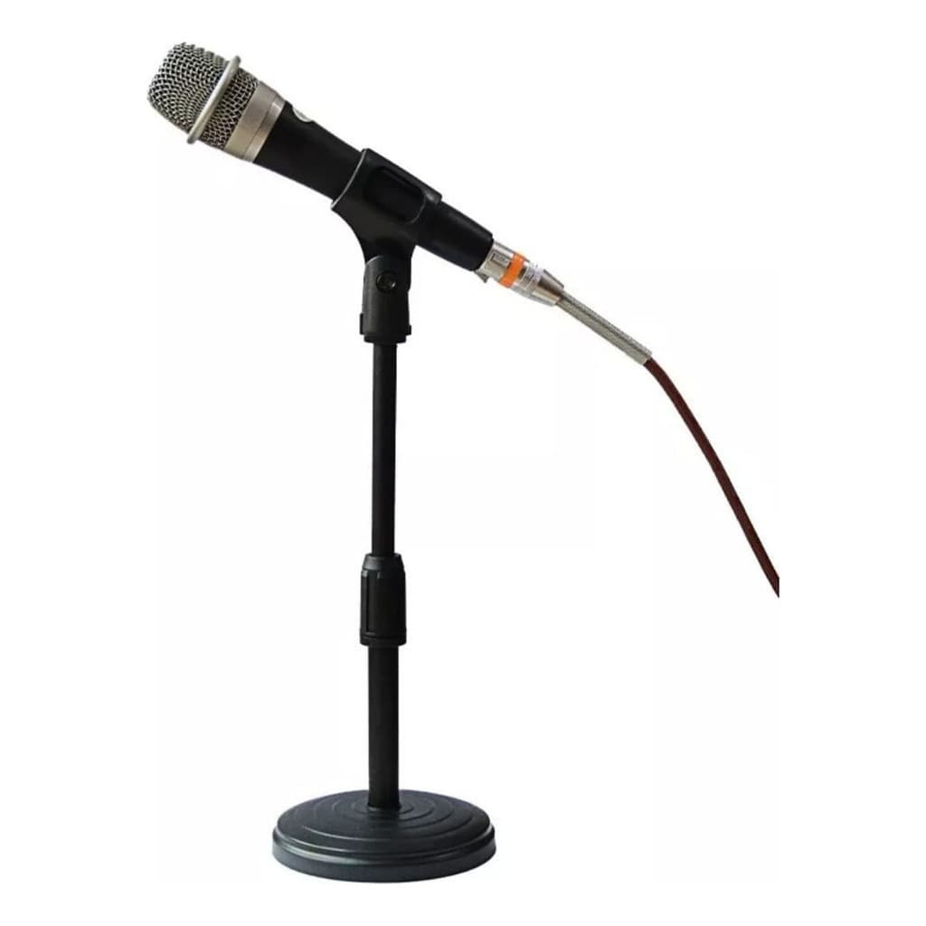 Suporte De Mesa Microfone Pedestal Para Estudio Youtuber Rádio podcast entrevista