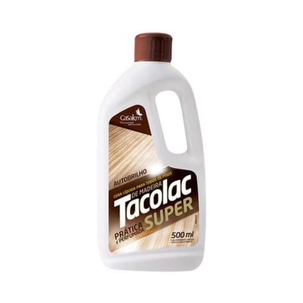 Cera Líquida Tacolac AutoBrilho Para Todos os Pisos de Madeira Prática e Perfumada, Limpa e Protege.