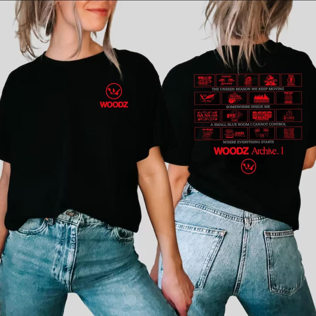 Camiseta Masculina Feminina Estampa Woodz Logo E Icones Streetwear Novo