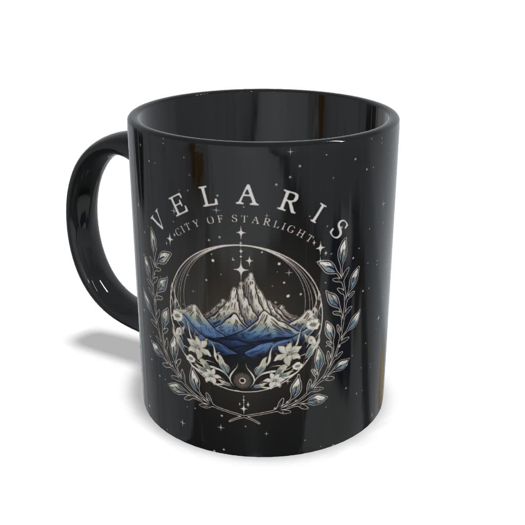 Caneca ACOTAR – Corte Noturna | Velaris | Frase das Estrelas