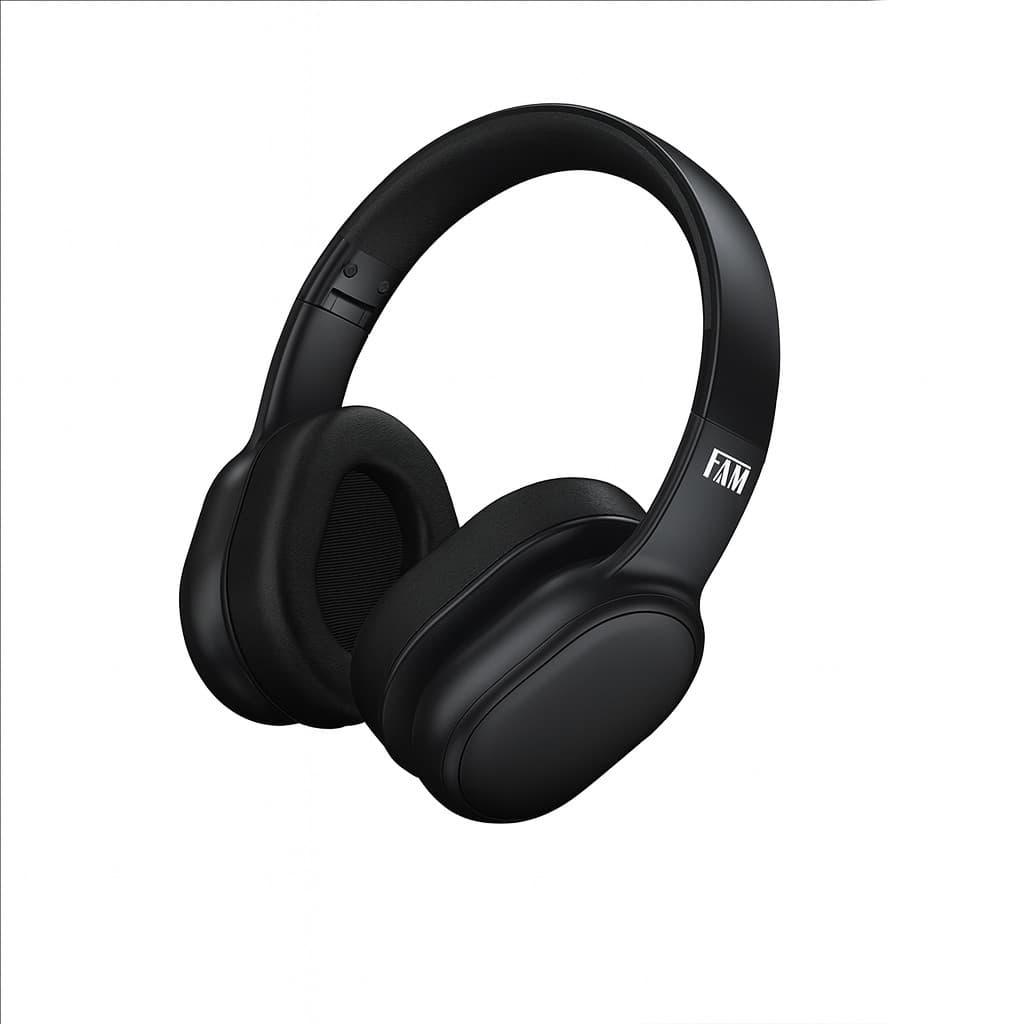Fone Bluetooth FAM A066 - Headphone sem fio over ear som potente grave bateria longa microfone