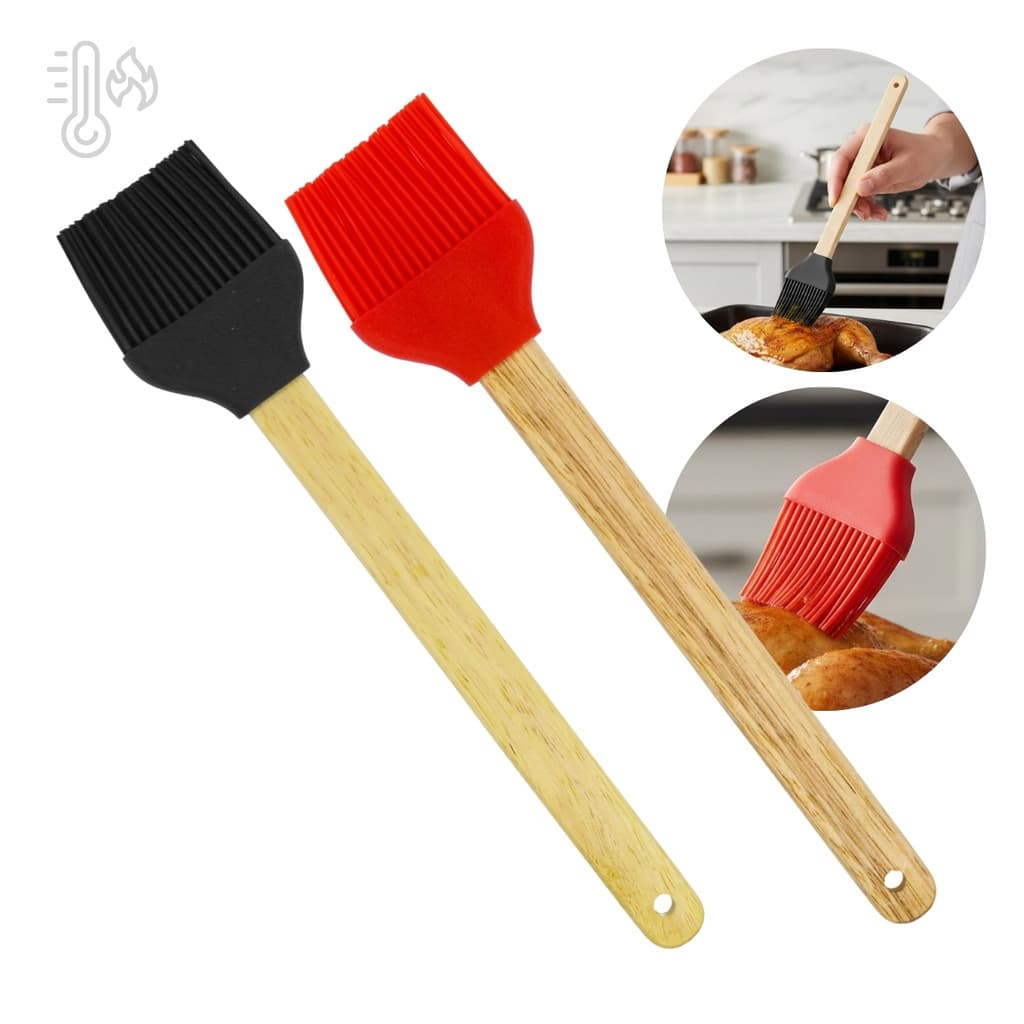 Pincel Silicone Culinario 25cm Grande Para Untar Bolos Carnes Cozinha