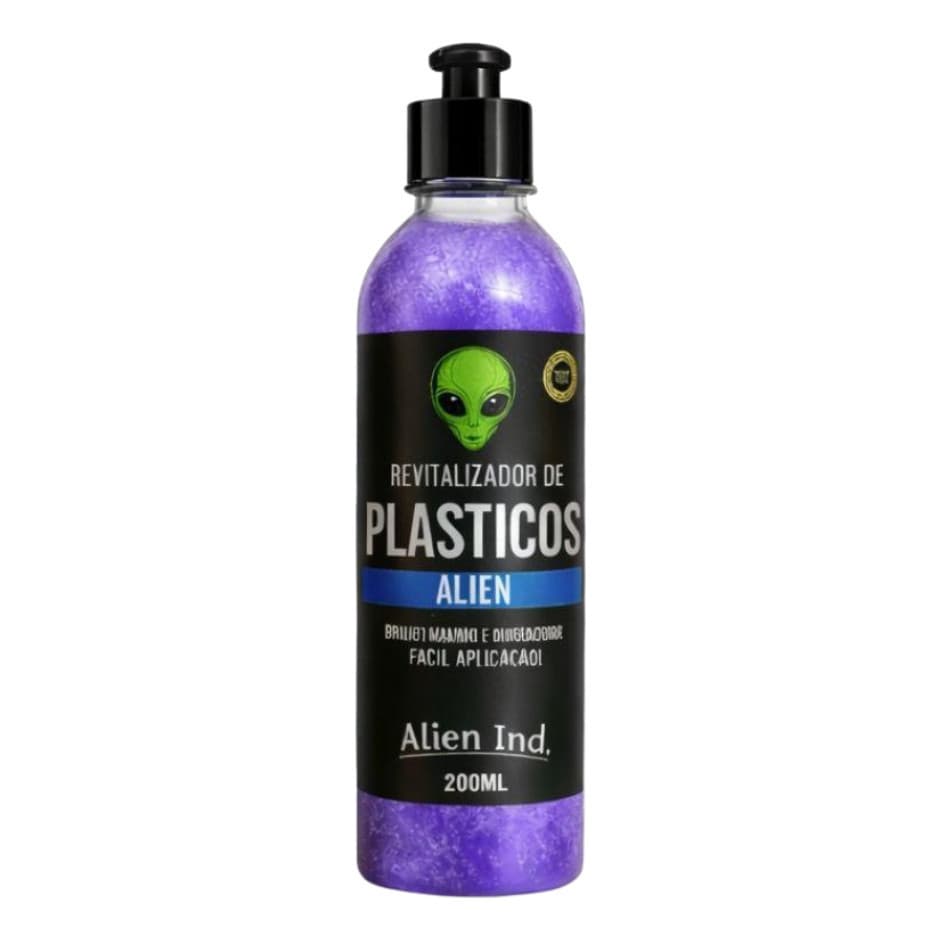 Restaurador Automotivo Alien 200ml para Plástico E Borracha Interno e Externo