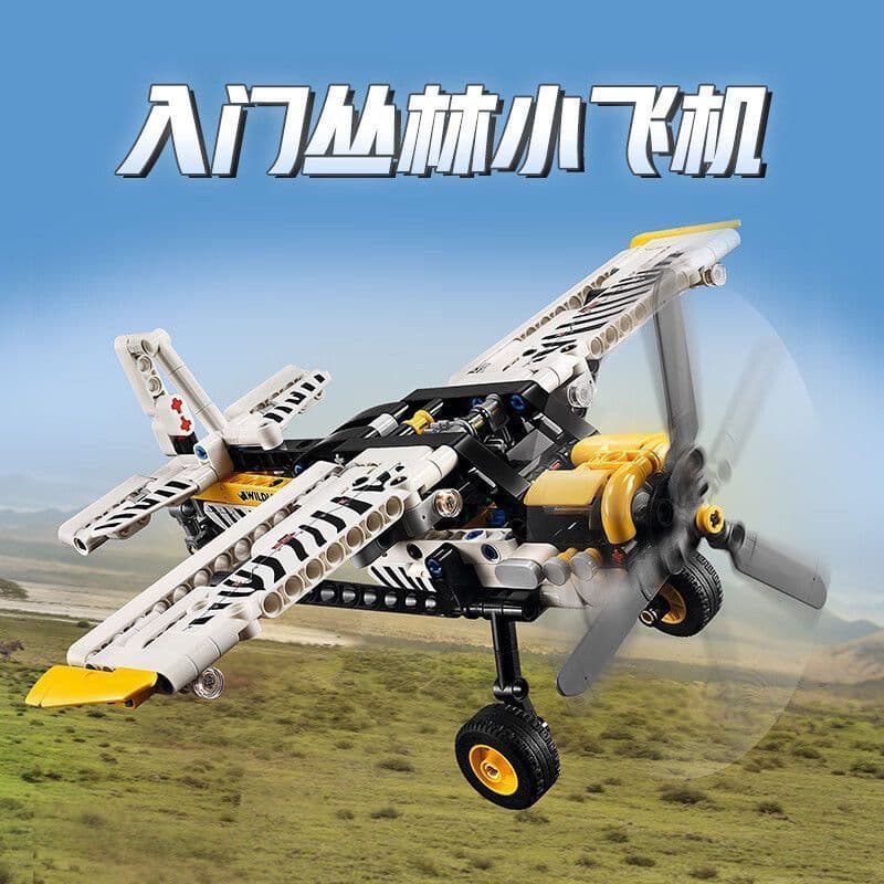 Lego City Series 42198 Conjunto Mecânico Selva Avião Menino Montado Bloco de Construção Brinquedos Presente de Aniversár