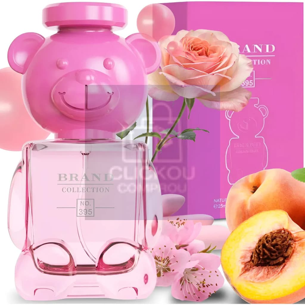 Perfume Brand Collection 395° Doce Chiclete Ursinho Toy Floral Alta Fixação Duradouro 25ml
