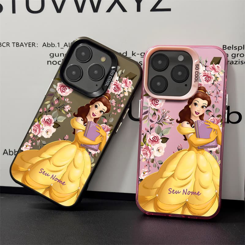 Capinha de personalizado princesa bela para Samsung A14 A54 A32 A23 A03 A13 A04 A04E M11 A05 A05S A72 Case