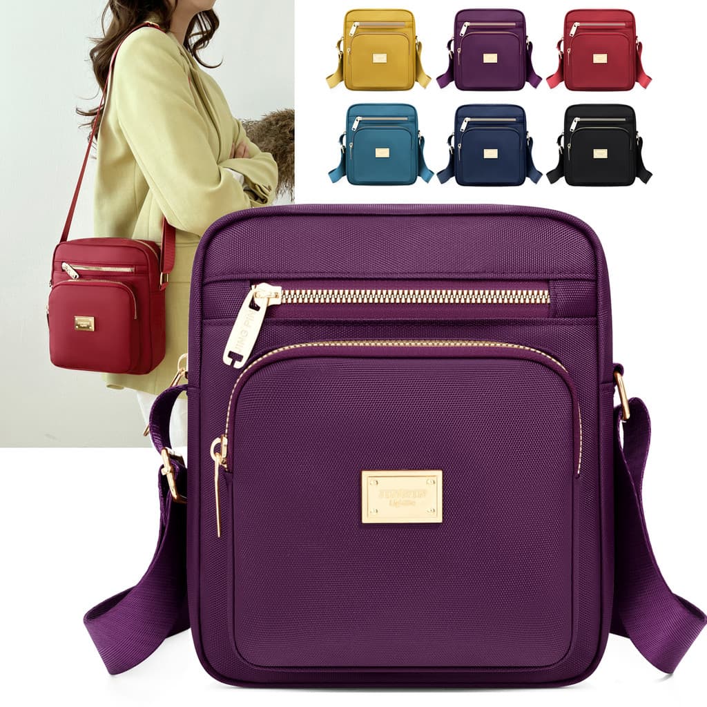 Bolsa de pano Oxford à prova d'água, bolsa feminina de ombro, mensageiro, masculina, feminina, bolsa de negócios, cartei