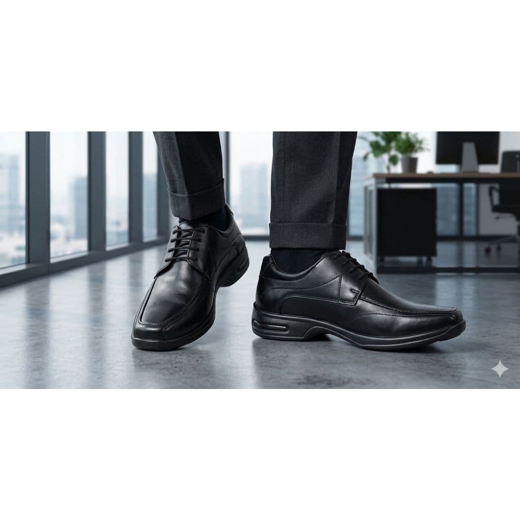 Sapato Social Masculino Confortável Casual Slip On Solado Macio Antiderrapante