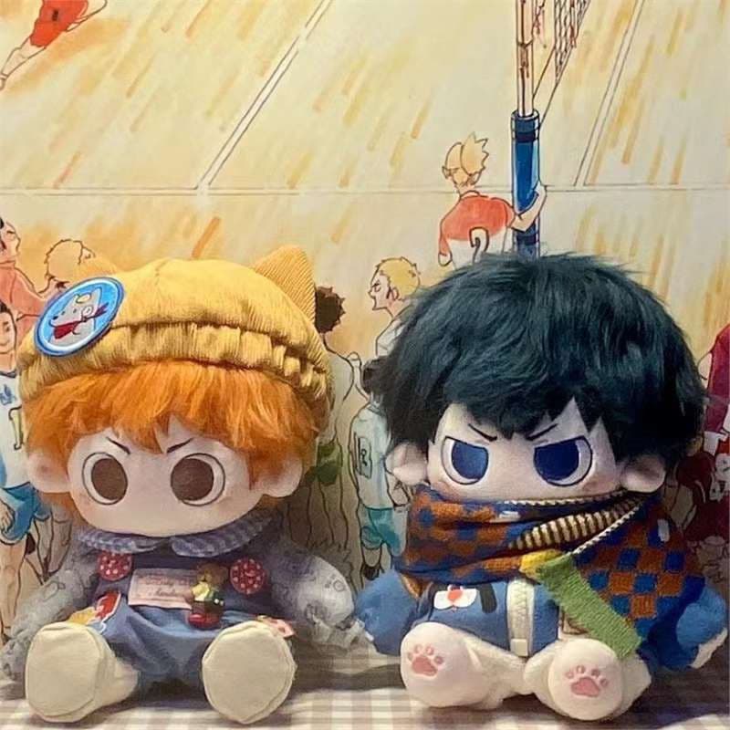 Haikyuu!! Hinata Shoyo, Kageyama Tobio, brinquedos de pelúcia, brinquedos de anime, brinquedos de pelúcia para fantasias