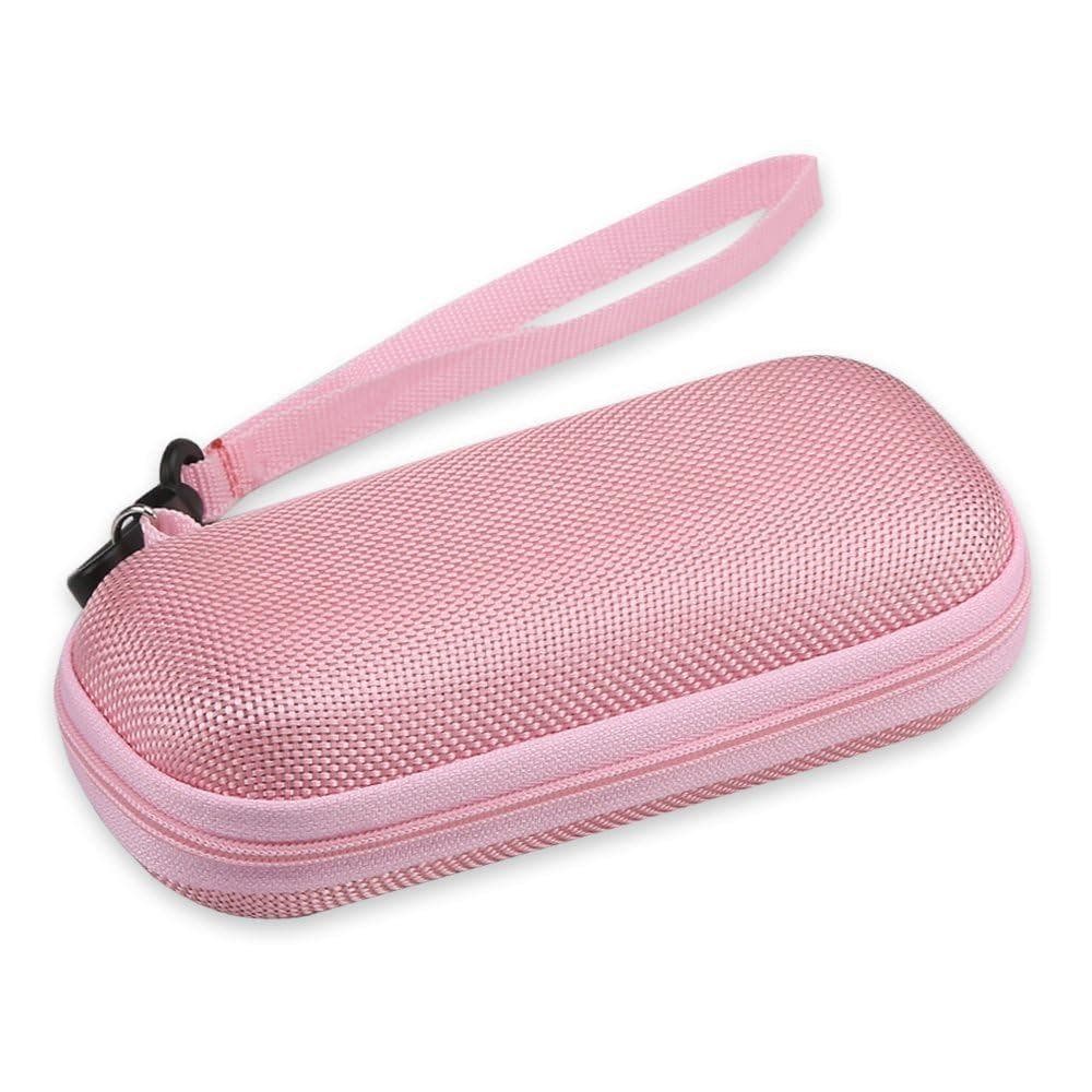 Bolsa de armazenamento portátil, bolsa de armazenamento rígido com zíper EVA, adequada para gravador de voz, MP3, caneta
