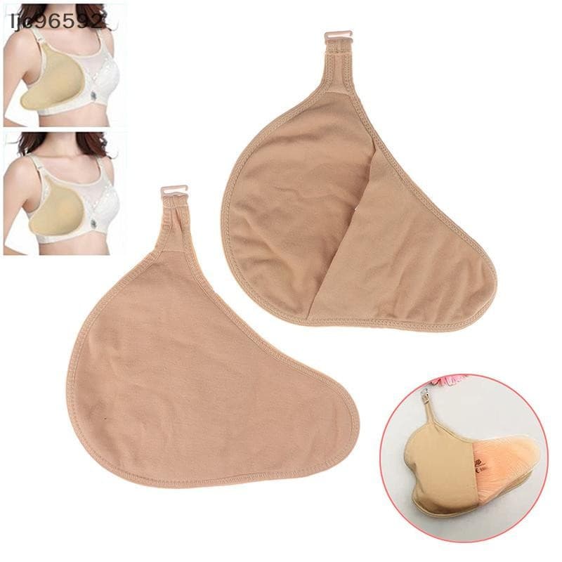 [ljc] Bolso Protetor De Mama De Silicone Para Mastectomia Gancho Espiral Prótese Portátil Bolsa De Proteção Tamanho S/M/
