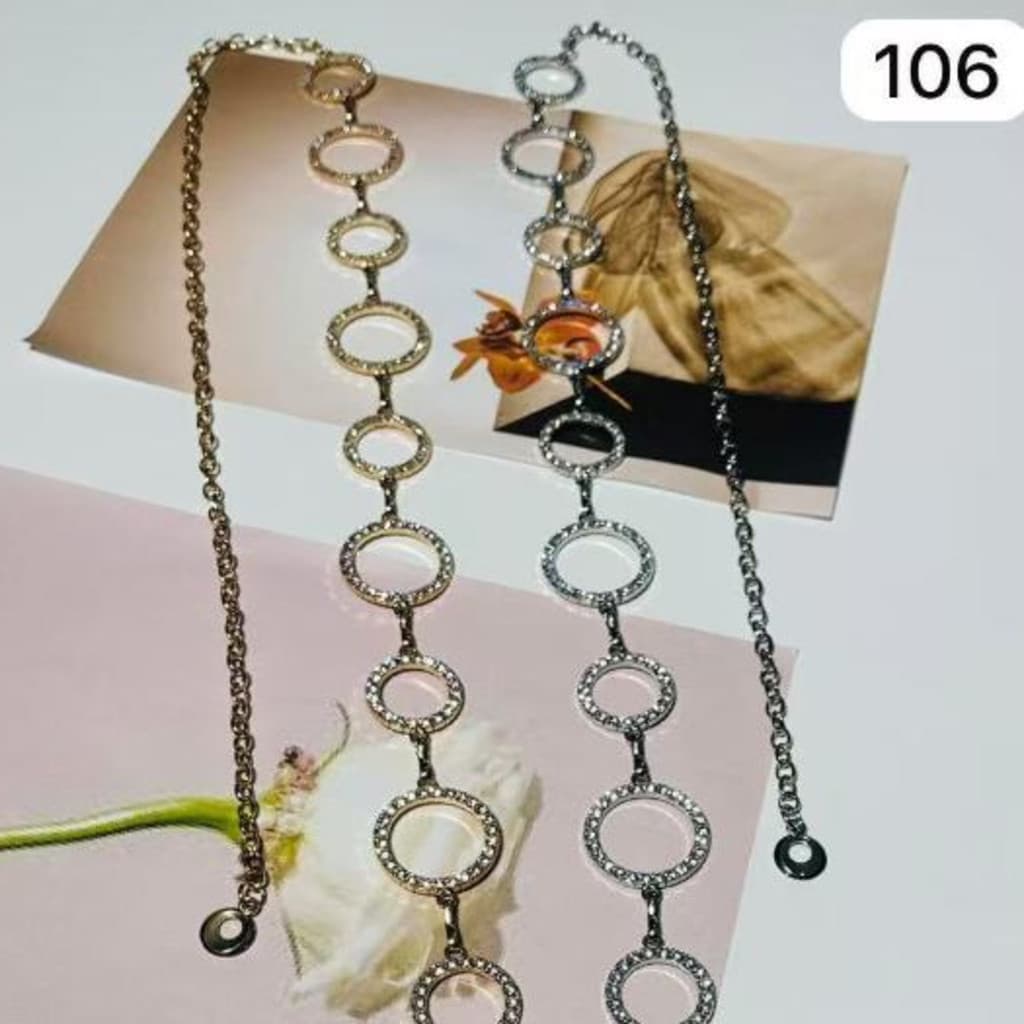 Cinto Feminino Corrente  Moda com Design Elegante 106