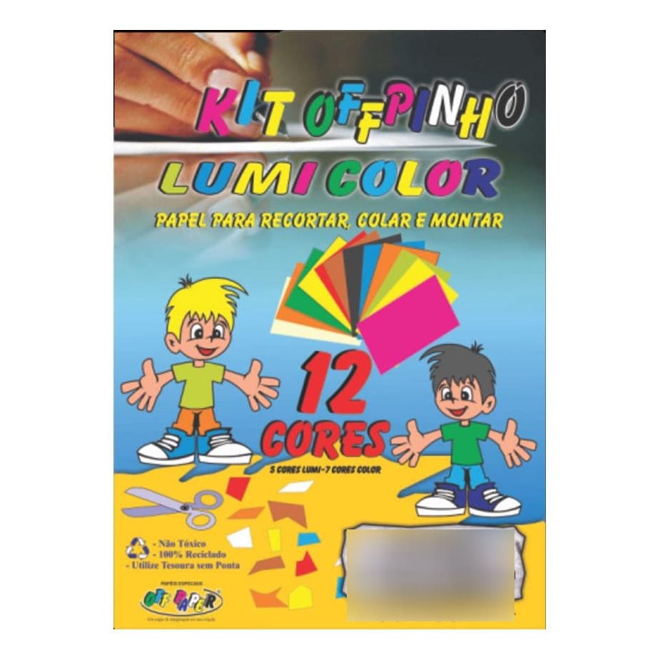 Kit Offpinho Lumicolor A4 24fls 75g Off Paper