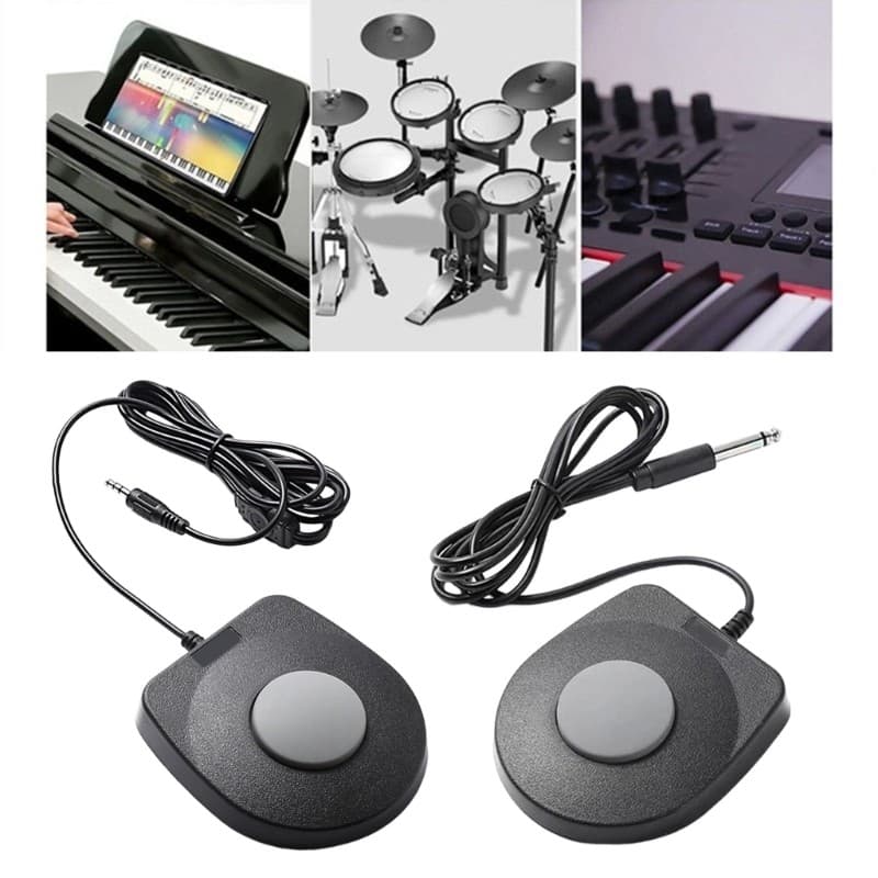 Ya * Pedal Bateria Digital Para Teclados Órgãos Eletrônicos Pianos Digitais