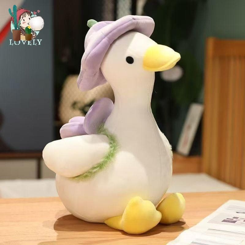 Flor Pato Boneca Bonito Brinquedo De Pelúcia Crianças Dormindo
