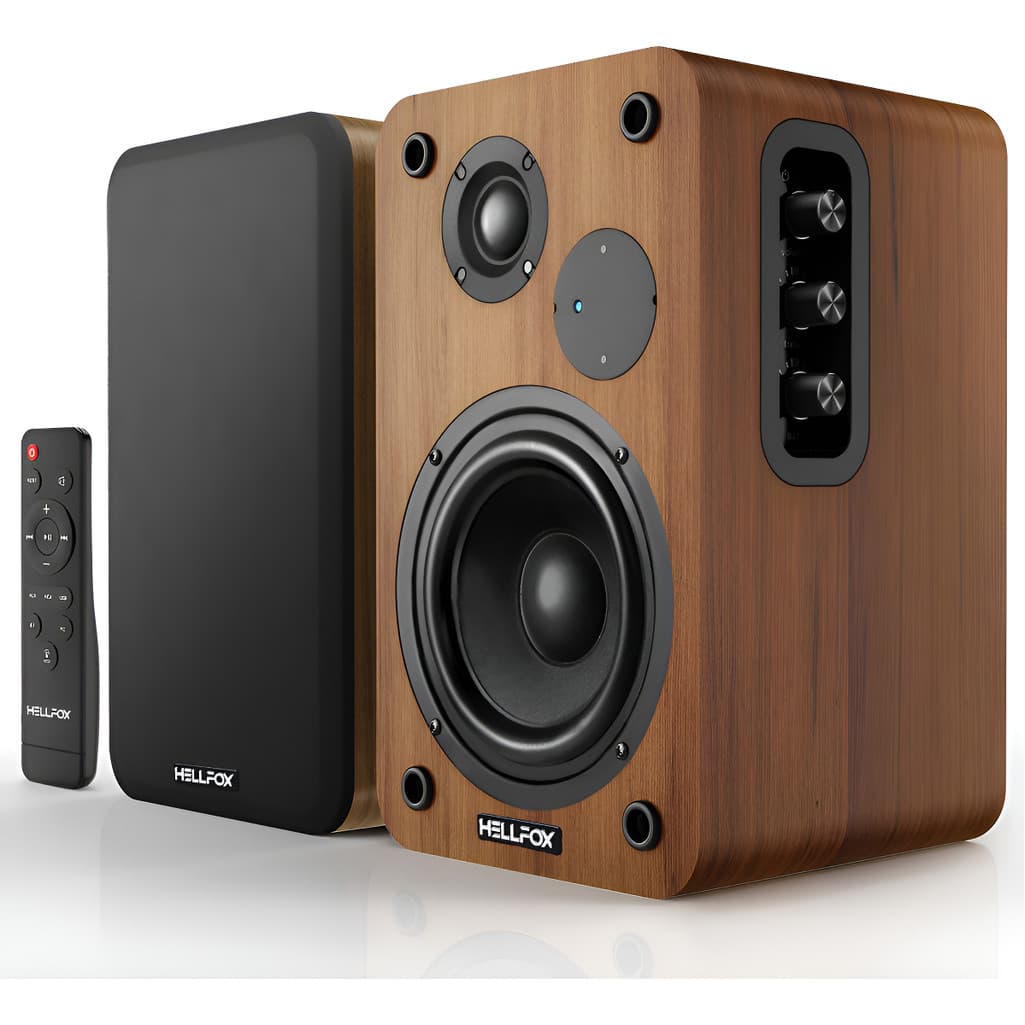 Alto-falantes De Estante Hellfox Ds19 36w Rms Bt 5.4 Wireles