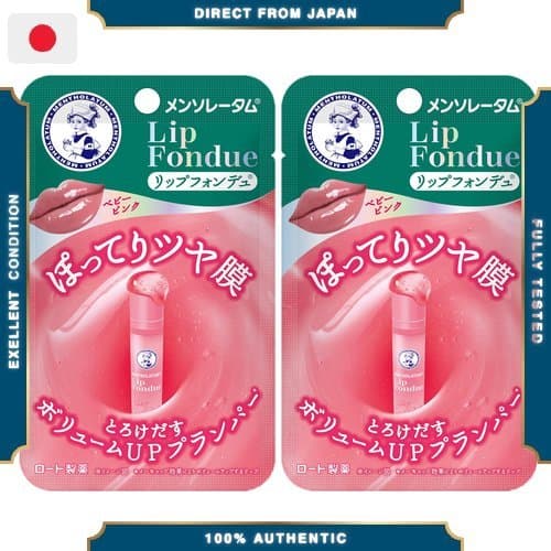Mentholatum Lip Fondue Rosa Bebê x 2 (Aroma Floral Fusion)