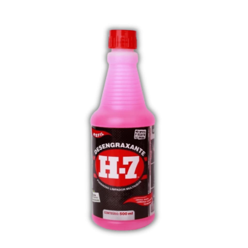 Refil Desengraxante e Removedor Multiuso  H-7 Uso Domestico, Automóveis e Geral - 500ml