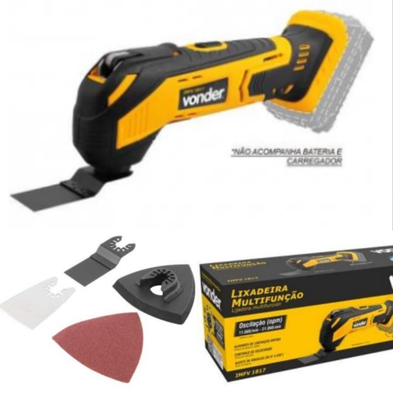 Lixadeira multifunção 18 V sem bateria IMFV1817 VONDER
