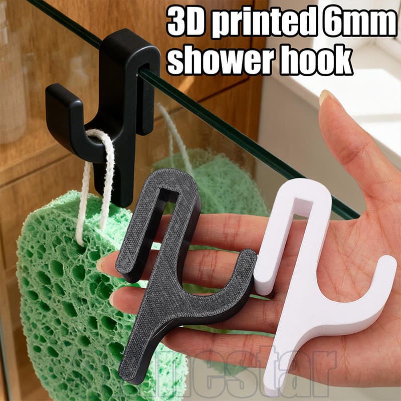 4-1Pcs Ganchos De Toalha Para Porta De Chuveiro 3D-Cabide Toalhas De Banheiro-Suporte Roupas De Chapéu De Bolsa-Gancho D
