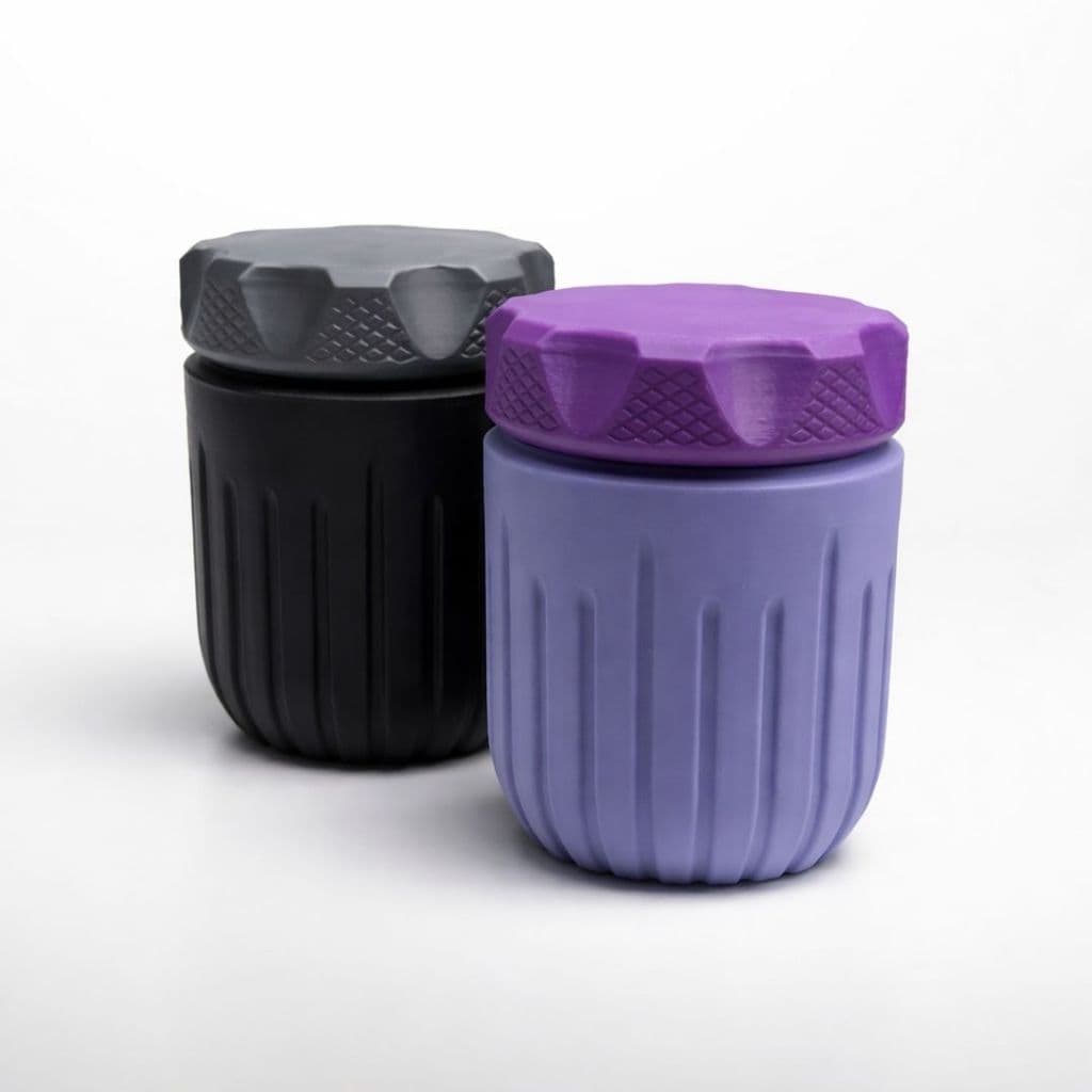 Porta Comprimidos Para Viagem Tampa de Rosca Vedável Colorido Resistente e Compacto
