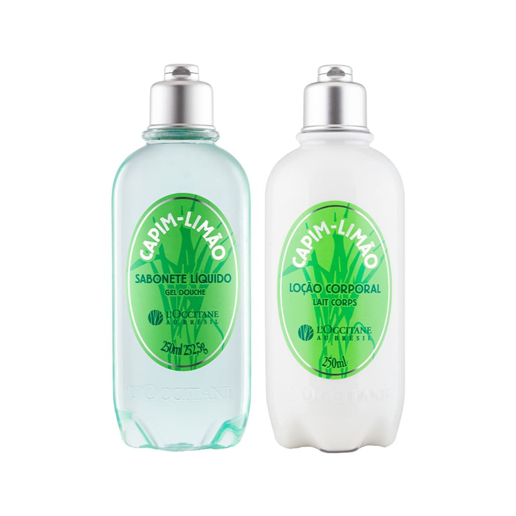 Kit L'occitane Kit Hidratante + Sabonete Capim Limão 250ml
