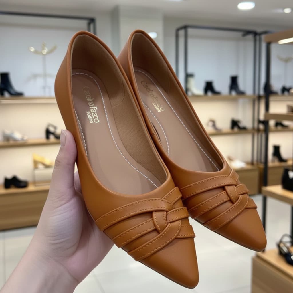 Sapatilha Feminina Bico alongado Super Confortável Premium Conforto Feminina Mulheres Resistente