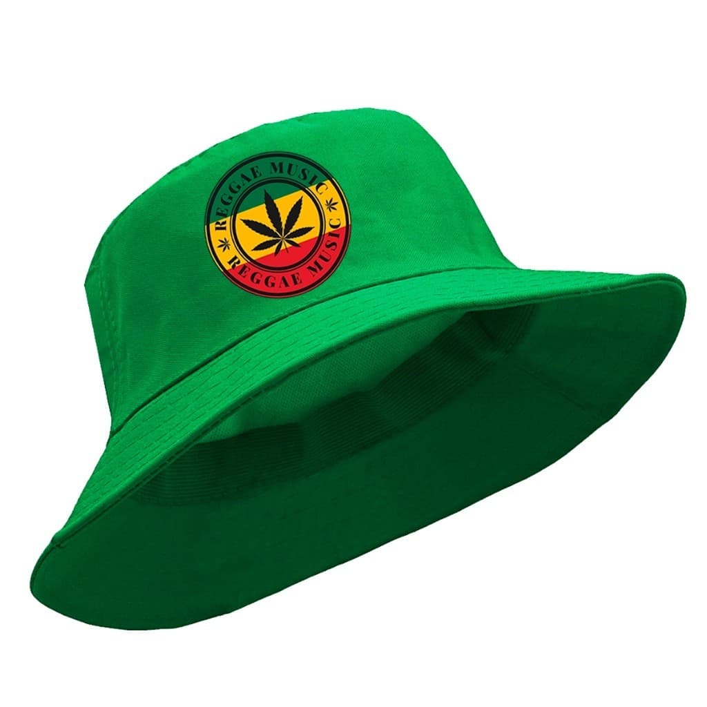 Boné Chapéu Bucket Hat Reggae Music Verdin New Cap Exclusivo Cata Ovo Carioca
