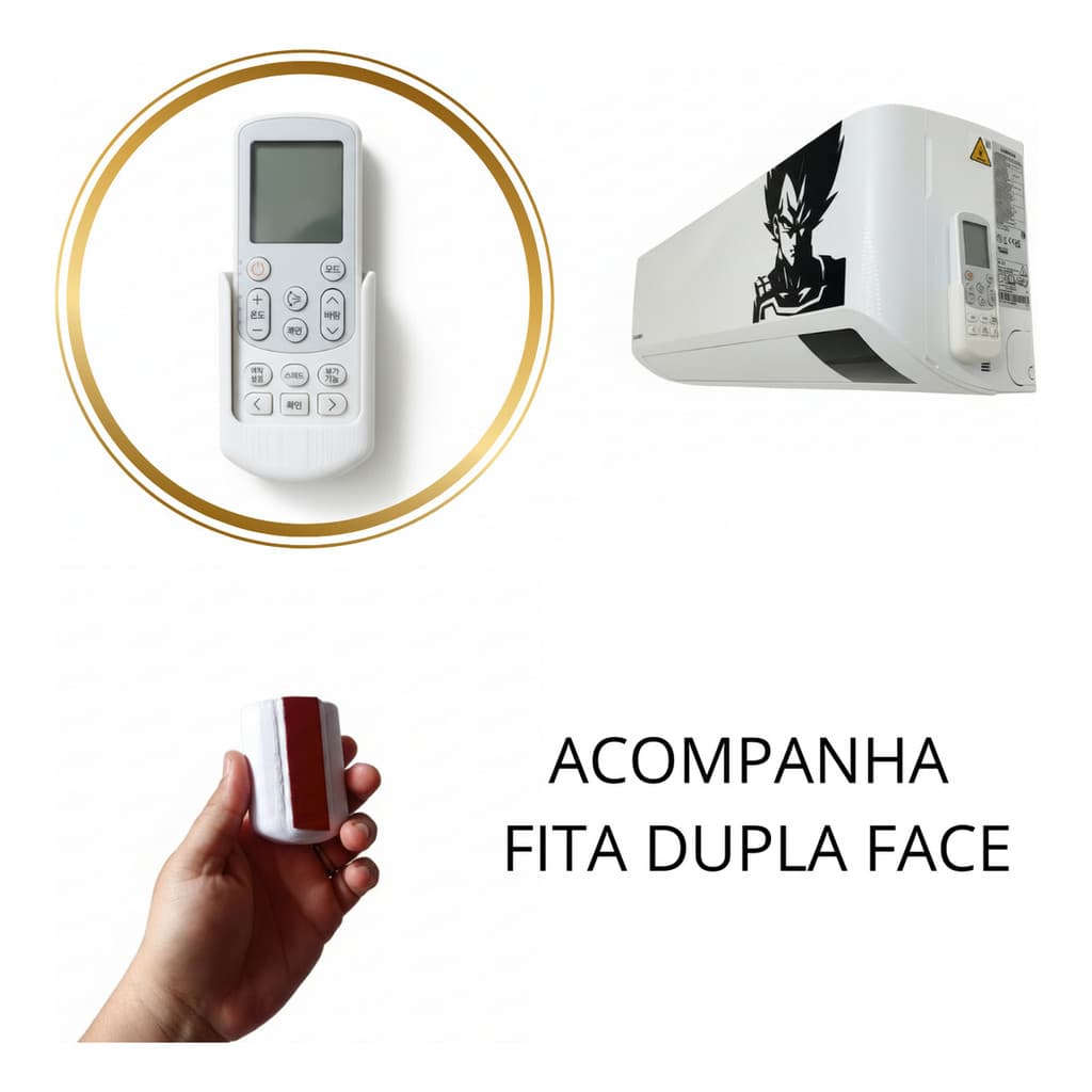 Suporte de Parede para Controle Remoto de Ar-Condicionado