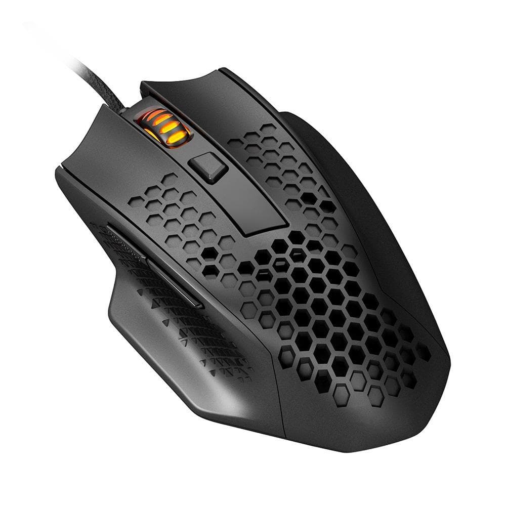 Mouse Gamer Redragon Bomber, 12400 DPI, 6 Botões, Preto - M722