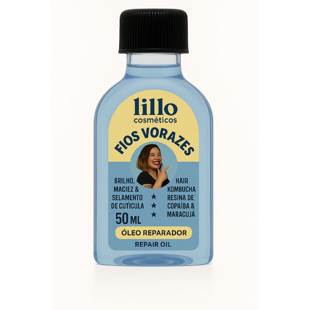 Óleo Capilar Lillo Cosmétics Fios Vorazes 50ml Hidratação Intensa Unitário