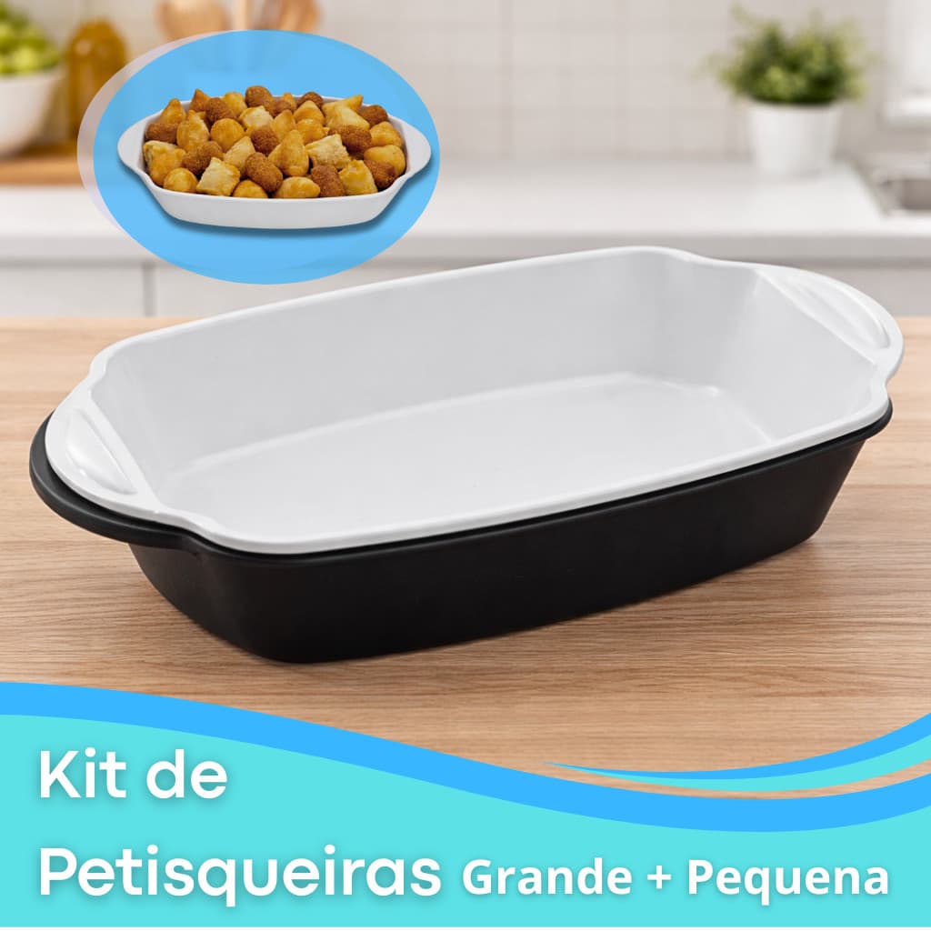 kit de Petisqueira Barca tamanho P e G de Plástico é Ideal Para Frutas, Salgadinhos, Petiscos, Doces Reutilizavel