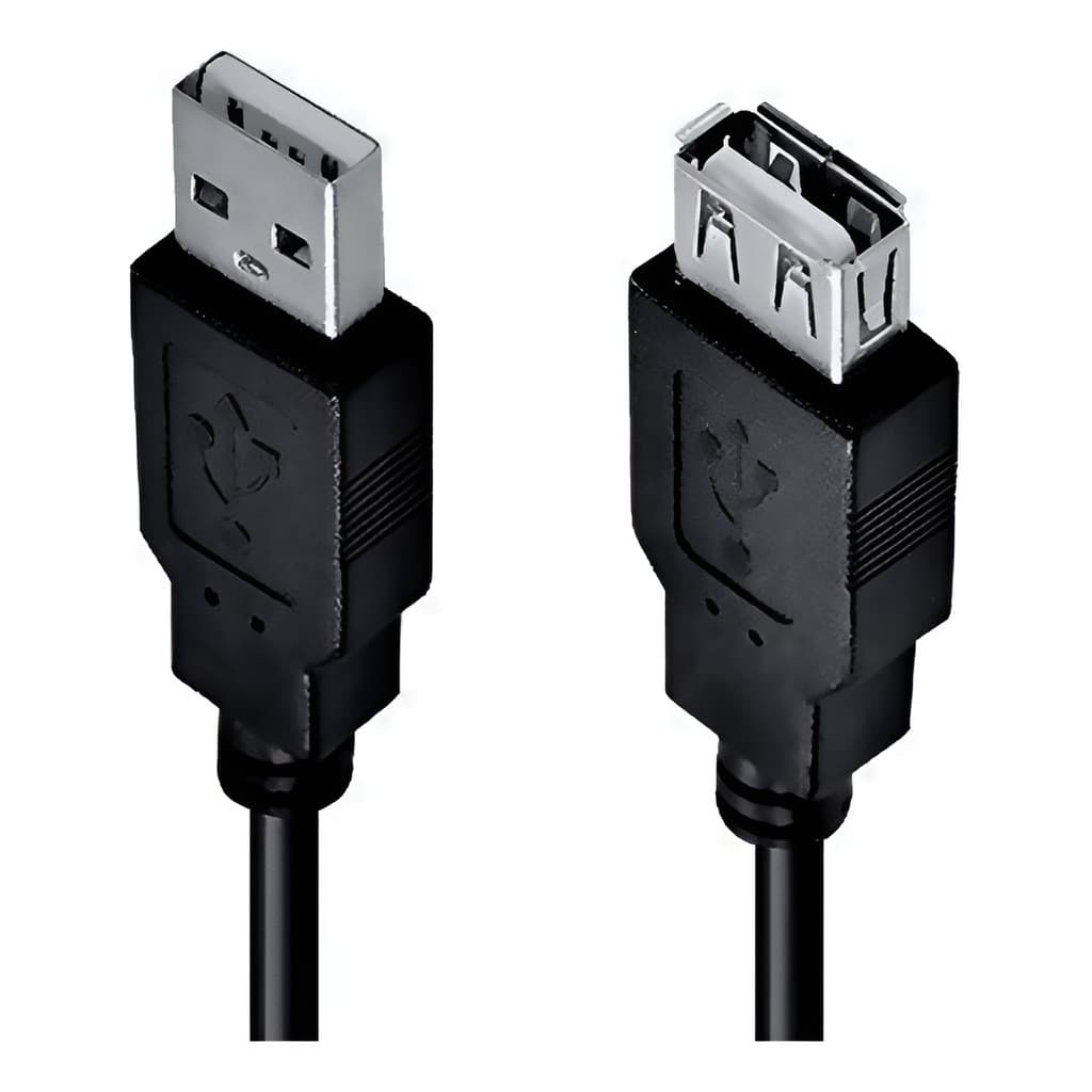 Cabo Extensor Extensão 2 Metros Usb 2.0 Macho Fêmea 2m
