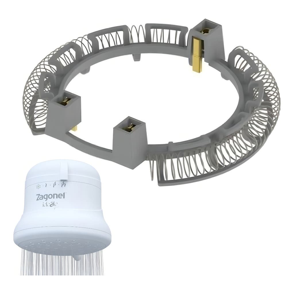 Resistencia Ducha Ideale Plus/fluir 4 Temperaturas 127v 5500w - u Zagonel