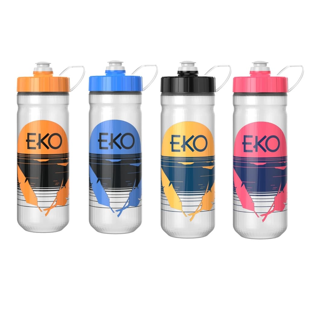 Kit Garrafinha De Água Com Alça Academia 750ml Eko Sortidas Academia Treino Brindes