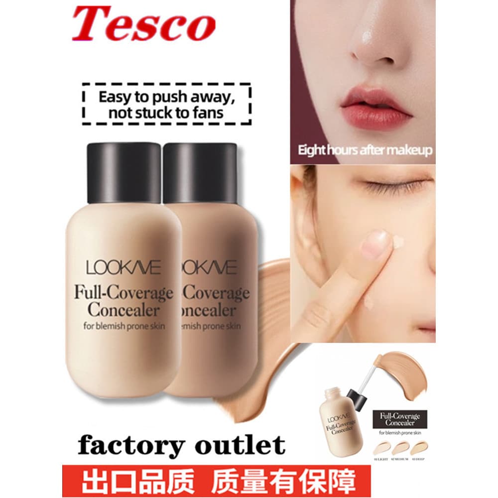 Cosméticos Líquidos Impermeáveis Do Creme Da Fundação Composição Corretivo