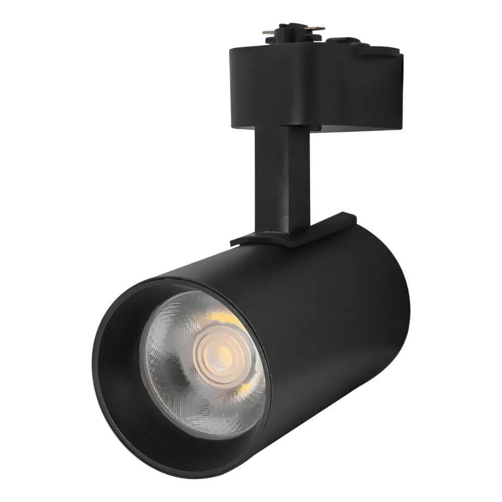 Spot de Trilho 10W Preto Cor 6500K