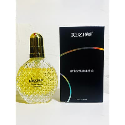 Compre dois e ganhe um grátis Yueji Mocha Óleo essencial hidratante brilhante para reduzir nós de Frizz Reparação Hidrat