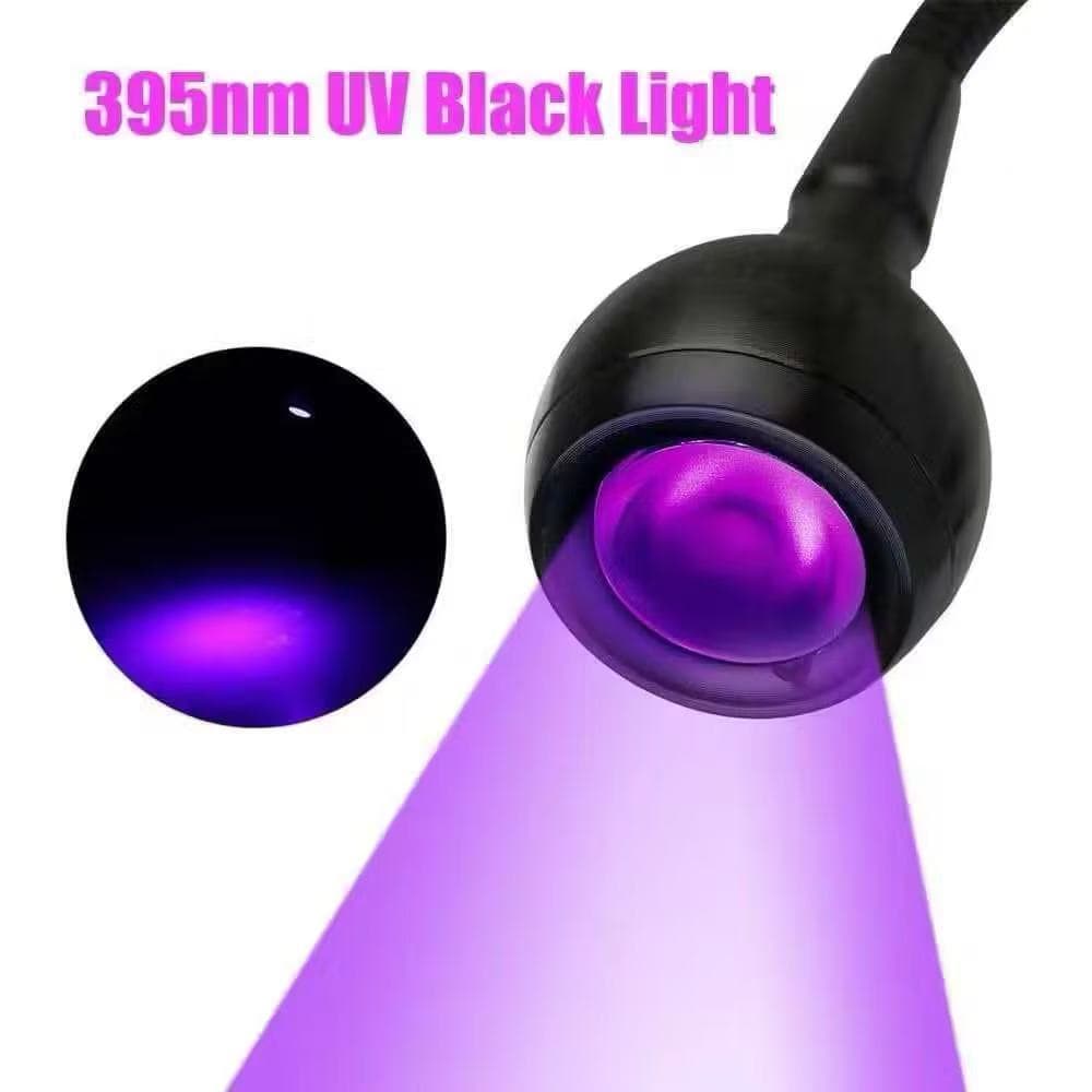 Mini Lâmpada Led USB De Mesa Com Clipe Flexível UV Para Unhas