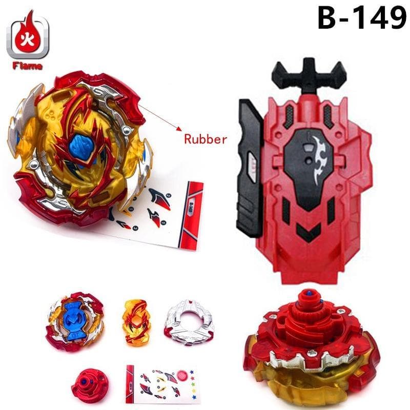 Gyro Bey Burst B-149 GT Lord Spriggan Flame Marca Com Conjunto De Lançador Ou Brinquedos Giratórios De Peça Única