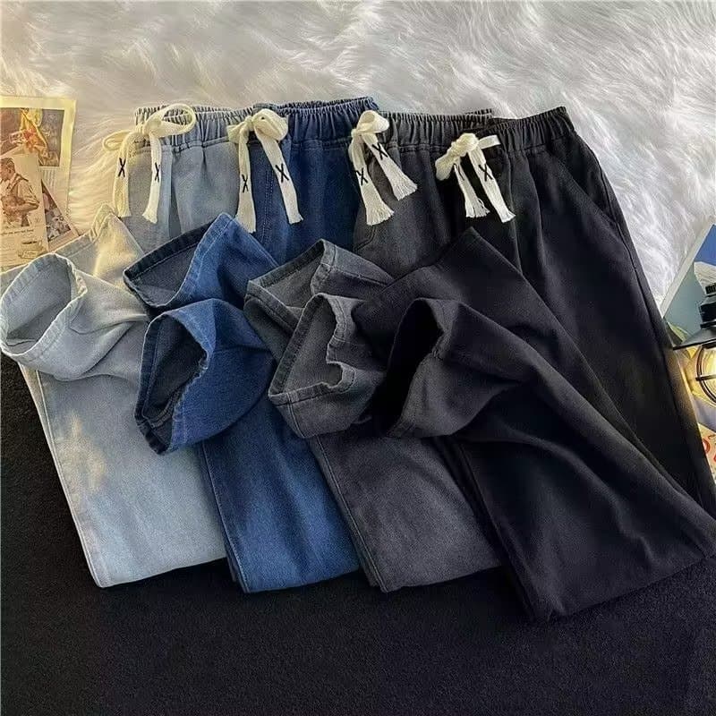 Guangzhou Shintang Jeans masculino na moda All-Match juventude street Wear americano High em linha reta perna lar