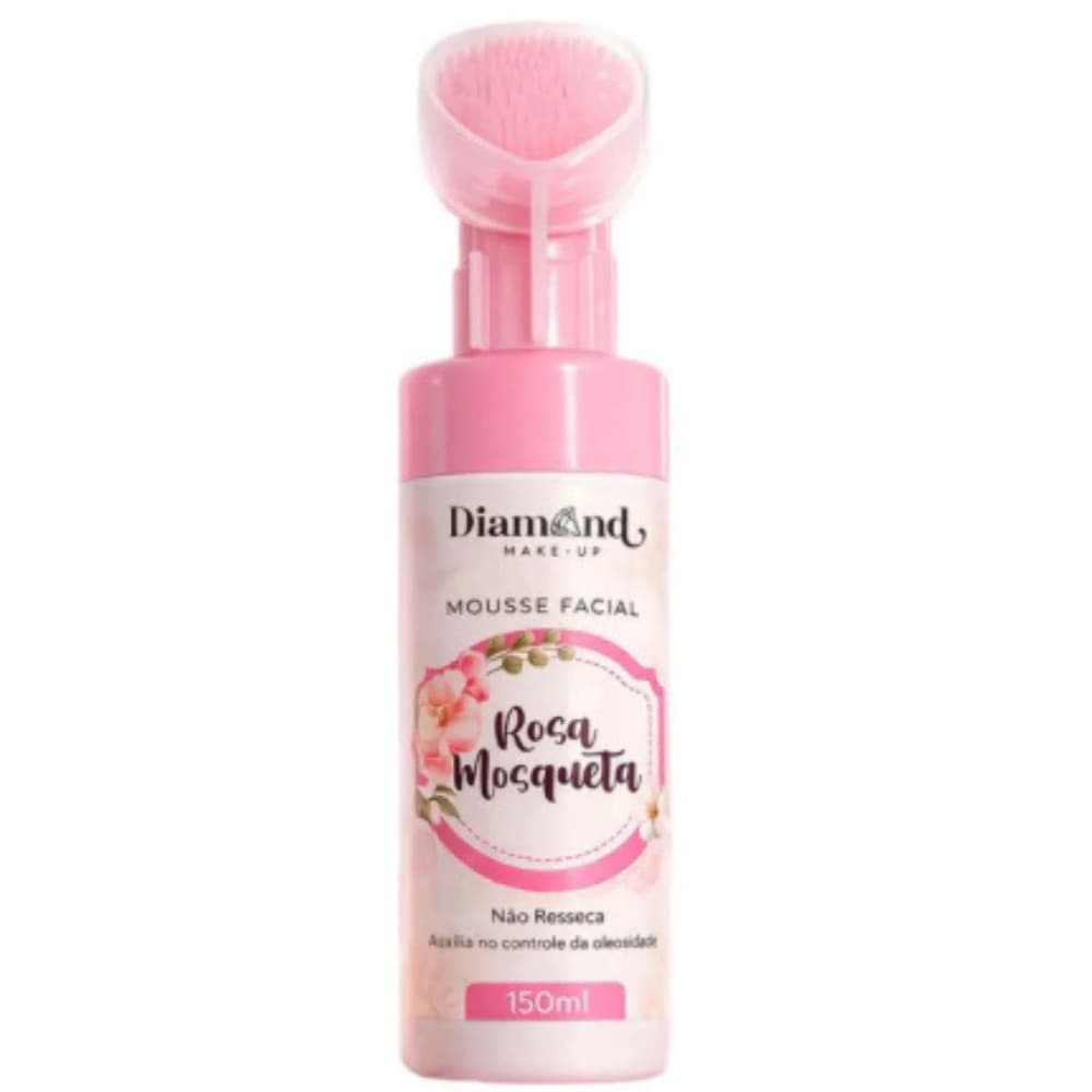 Mousse Facial Rosa Mosqueta 150ml - Diamond Makeup