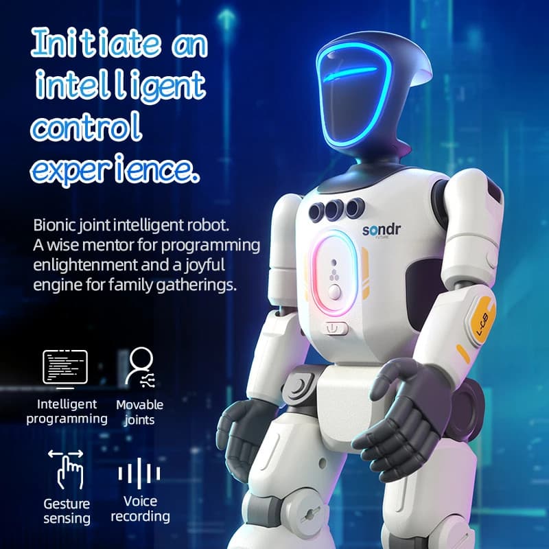 Robô RC Inteligente Para Crianças Robôs De Controle Remoto Dança Brinquedo Presente Criança R40