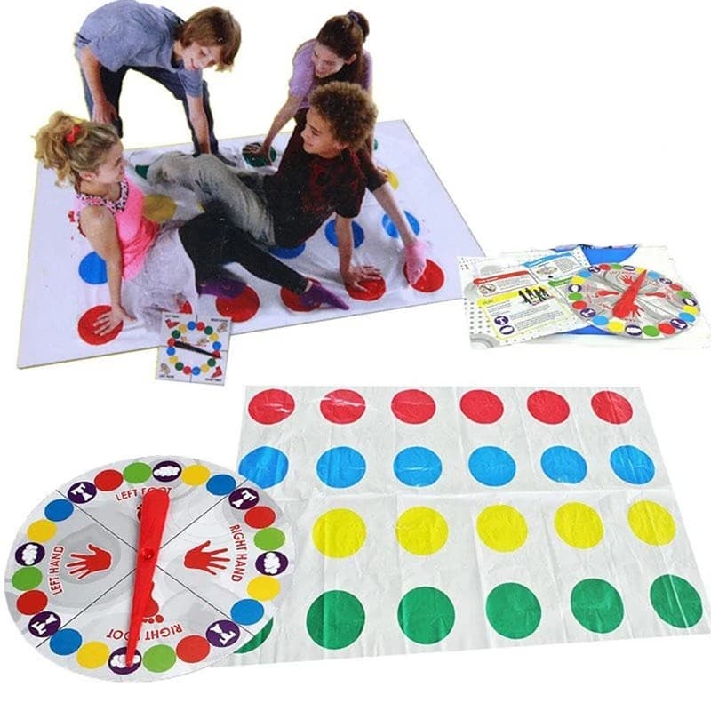 Jogo Interativo Para Pais-Filhos ssuper Engraçado Twister Move Jogos De Festa Familiar