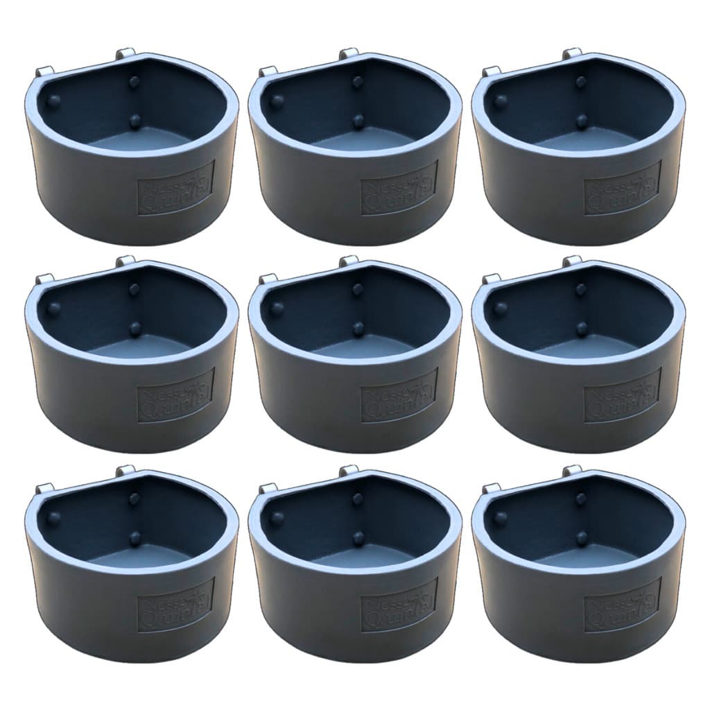 Kit 9 Cocho Comedouro Cavalo Bezerro Ovelha Pet 8 Litros