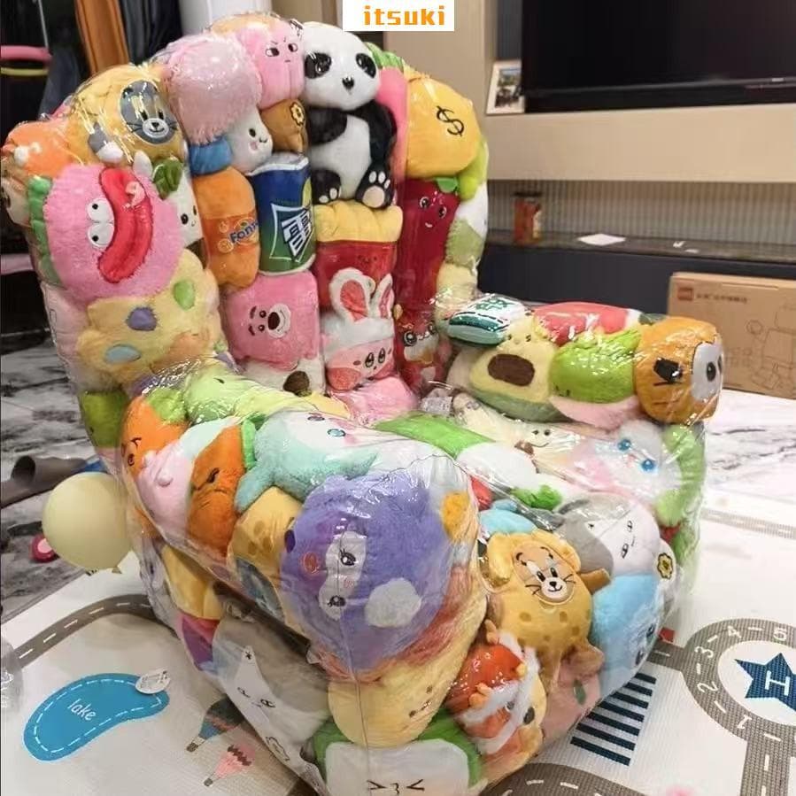Saco De Armazenamento De Boneca Transparente-Organizador De Sofá De Ursinho De Pelúcia Para Uso Transfronteiriço