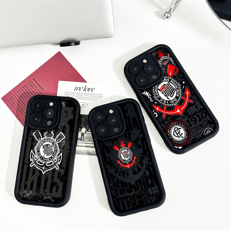 Capinha Para Xiaomi Redmi Note 14 13 12 11 10 9 8 Pro POCO X7 Capa Corinthians De Celular Macia Silicone Case 5921 TYB