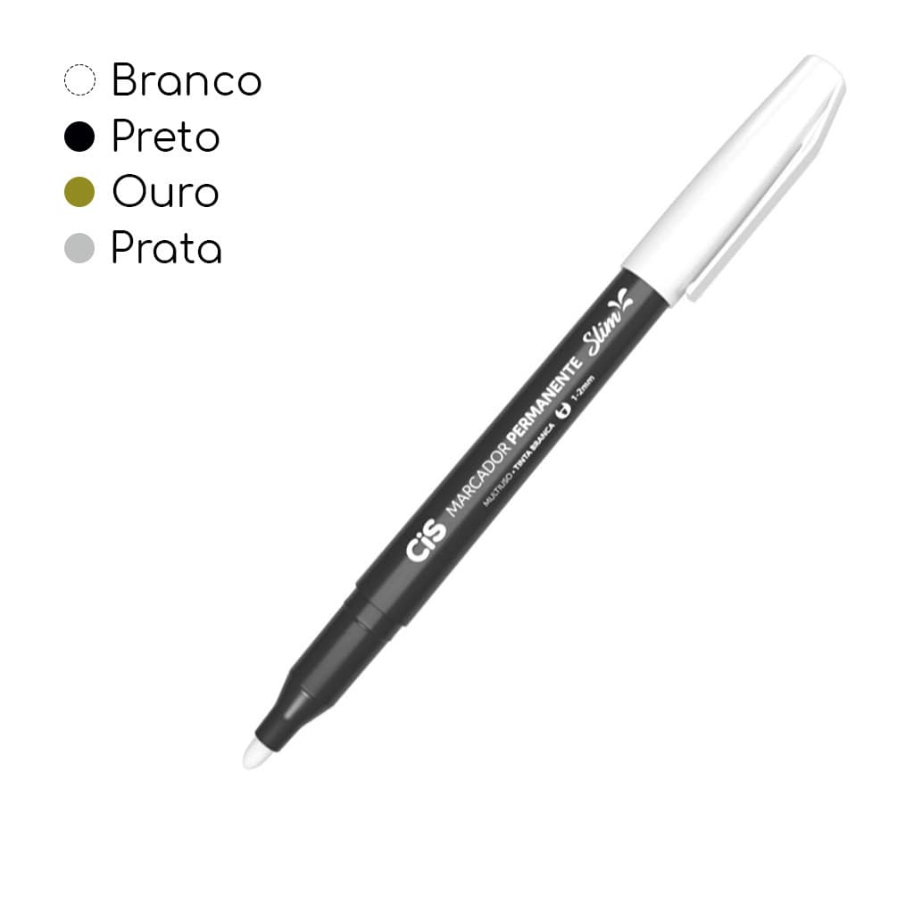 Marcador Permanente CIS Slim - UNIDADE