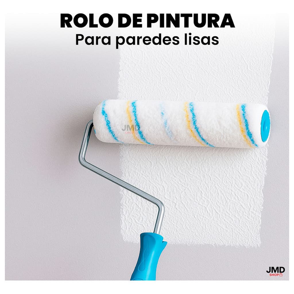 Rolo De Pintura Lã Sintética Para Paredes Internas E Externa